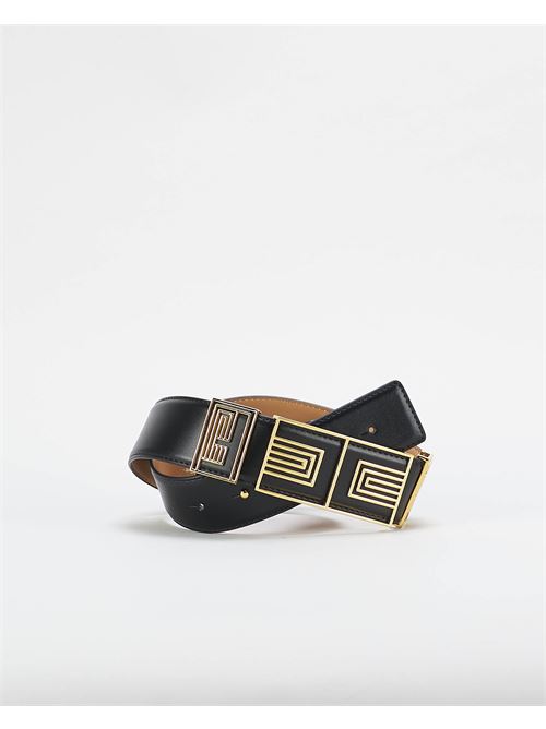Faux leather belt with deco logo Elisabetta Franchi ELISABETTA FRANCHI | Belt | CT20S37E2110